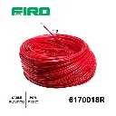 CABLE PLASTICO # 18 POR  (1) MTO. ROJO AWG