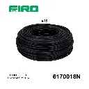 CABLE PLASTICO # 18 POR  (1) MTO. NEGRO AWG