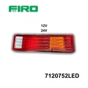 JGO. CALAVERAS ESTACAS 18X5" 12V/24V 84 LED RECTANGULAR CUARTOS / STOP / DIRECCIONAL / REVERSA / UNIVERSAL (2 PIEZAS)