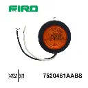 PLAFON REDONDO 2" AMBAR 12V. MINI  ABS  =7507461EA