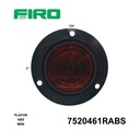 PLAFON REDONDO 2" ROJO 12V. HULE MINI ABS =7507461ER