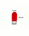 FOCO 158 PELLIZCO 12V3W *ROJO* CASQUILLO W2.1x9.5d