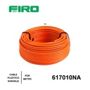 CABLE PLASTICO # 10 POR  (1) MTO. NARANJA AWG