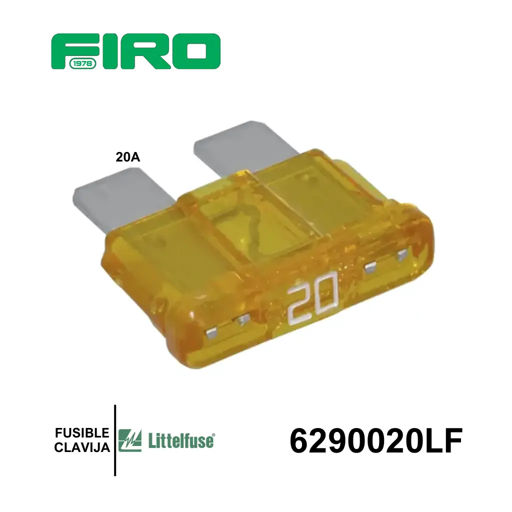 FUSIBLE CLAVIJA 20A LITTLE FUSE