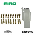 ENCHUFE O CONECTOR 9 LINEAS (JGO.) LUZ UNIV. TERMINALES CUADRO BLA