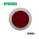 LUZ PLANA 4" 30 LED ROJOS REDONDO 12V  PCB BISEL TRASPARENTE