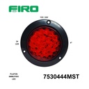 PLAFON  EMBUTIDO 4" ROJO 12V  Y 24v 24 LED MULTIVOLTAJE