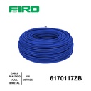 CABLE PLASTICO # 16 POR (100) MTS. ROLLO AZUL ((BIMETAL CCA))