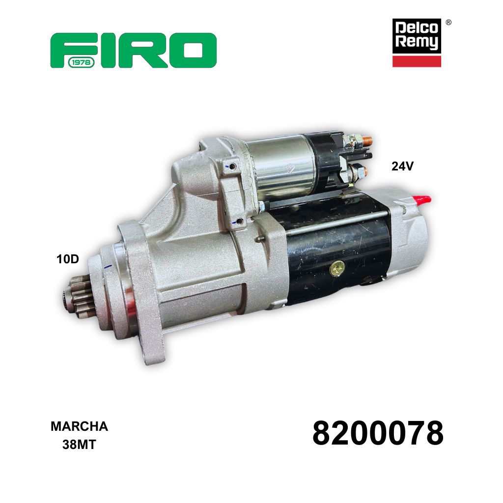 MARCHA DELCO REMY ORIGINAL 38MT 24V 10D ORIGINAL SPV