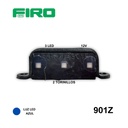 PLAFON LUZ DE PLACA 12V 3 LED AZUL 2 TORNILLOS=901FC