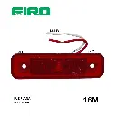 #16M LUZ PLANA 1X4" 12V/24V 3 LED ROJOS = 416M