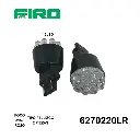 FOCO 3157 ROJO (12 LEDS) PELLIZCO 2 PIEZAS