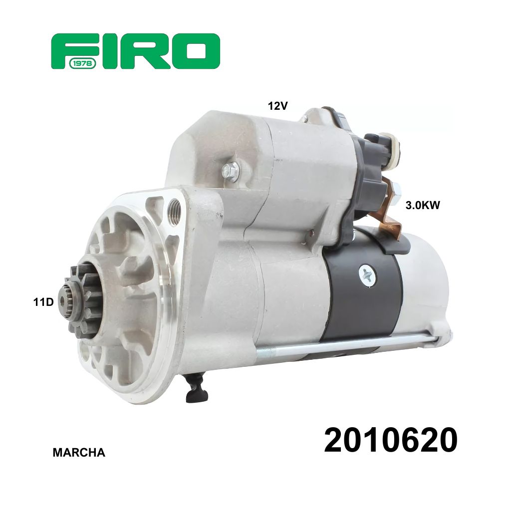 MARCHA DENSO 12V, 11D, ROTAACION CW, 3.0KW PMGR, CAMION HINO300.