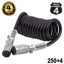CONECTOR  ARNES 2 MACHOS 7 LINEAS  6 C.14 y 1 C.12 15 PIES 4TRUCK