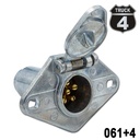 CONECTOR HEMBRA 6 LINEAS 6-24V 40A 4TRUCK