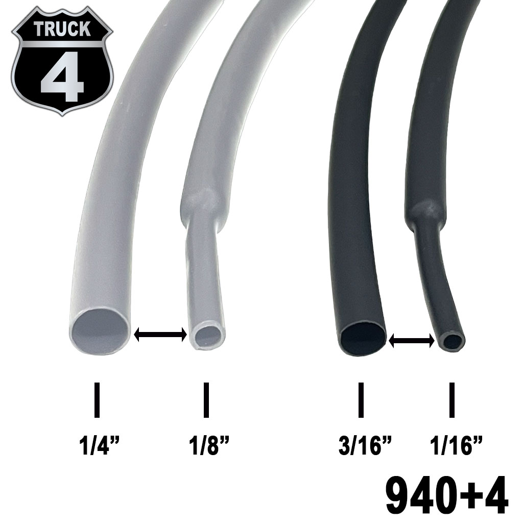 MANGUERA TUBO TERMOCONTRACTIL 04.76MM=3/16 1M.NEGRO 1 METRO