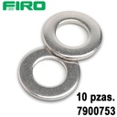 ARANDELA PLANA 3/8 10 PZAS. GALVANIZADA P/BATERIA TORNILLO