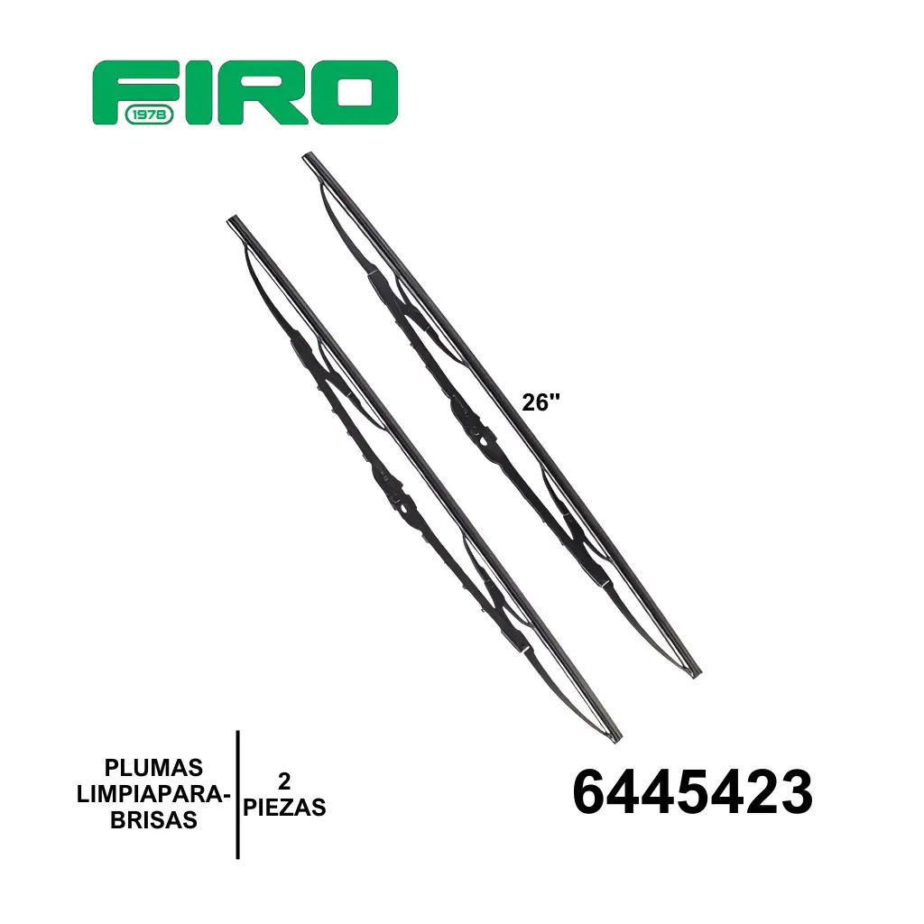 JGO PLUMAS L/BRISAS BOSCH DE 26" (2PZ)