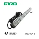 BARRA LUZ 72 LED 12V ESTROBO 6 MOD AMBAR 62CM MULTIFUNCIONES