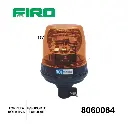 TORRETA AMBAR 12V ROTATIVAP/SOPORTE TUBULAR 6" ECCO******         