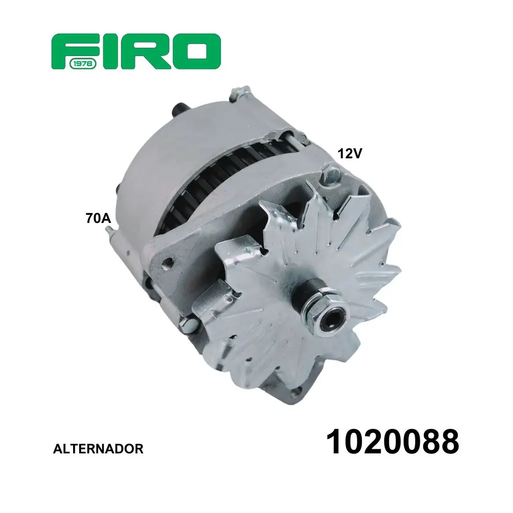 ALTERNADOR 12V 70A CW IR/EF LUCAS TRACTOR  =1020089 ((SPV))