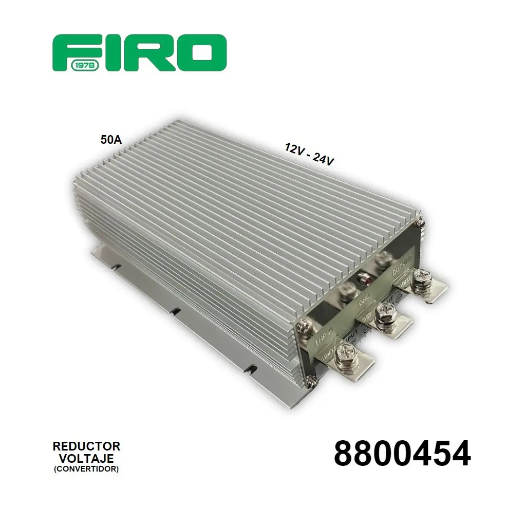 REDUCTOR DE VOLTAJE 12V A 24V 50a (CONVERTIDOR) 