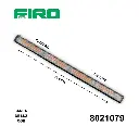 BARRA DE LUZ COB12-24V ESTROBO 4 MODULOS 16.5CMS AMBAR UNA CARA