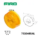 REPUESTO EMBUTIDO HULE MINI 2" AMBAR LED GROTE ******