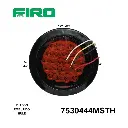 PLAFON  EMBUTIDO 4" ROJO 12V/24V 24 LED MULTIVOLTAJE HULE 