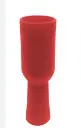 TERMINAL ROJA HEMBRA REDONDA 4mm