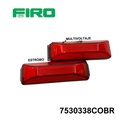PAR DE PLAFON LATERAL REC ROJO COB CON (ESTROBO) MULTITVOL (2 PZS)