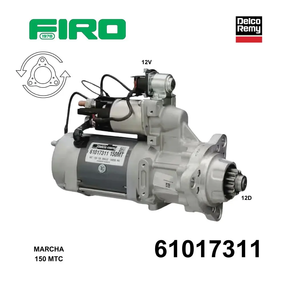 MARCHA 150MT 12V 12D C.  ROTABLE DELCO REMY ORIGINAL              