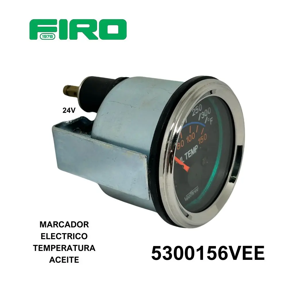 MARCADOR TEMPERATURA ACEITE ELECTRICO 24V                         