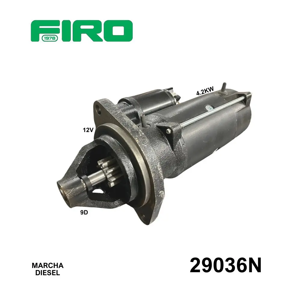 MARCHA 9D DIESEL 12V CW 4.2KW NA                                  