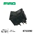 SWITCH INTERRUPTOR 1 PASO 6 TER. TECLA NEG.C/LUZ LAVA PARABRISAS .