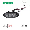 ESTROBO AMBAR 3 LED CON ARNES 60CM 78163 GROTE
