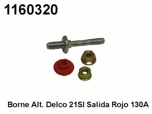 [1160320] BORNE ALTERNADOR DELCO 21SI SALIDA ROJO 130A