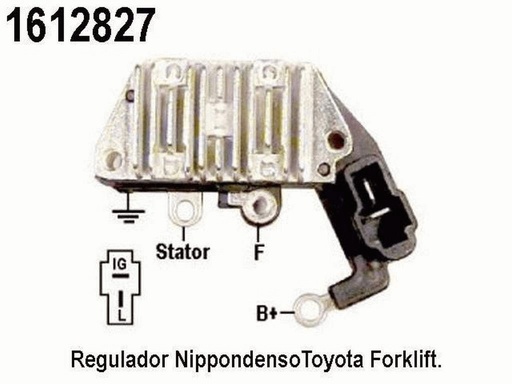 [1612827] REGULADOR DENSO IN227 12V 2T IG-L MONTACARGAS KOMATSU YALE