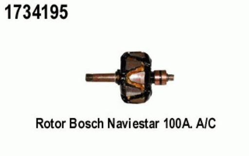 [1734195] ROTOR BOSCH NAVISTAR 100A. A/C         .