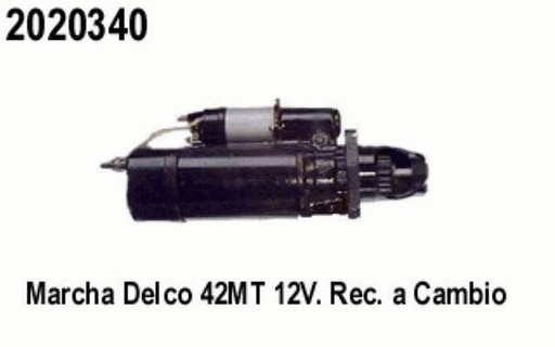[2020340] MARCHA DELCO 42MT 12V 11D ROTABLE RECO.