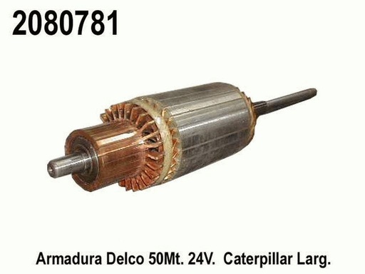 [2080781] ARMADURA DELCO 50MT 24V 19E DD CW LARGA 531MM (20.90")
