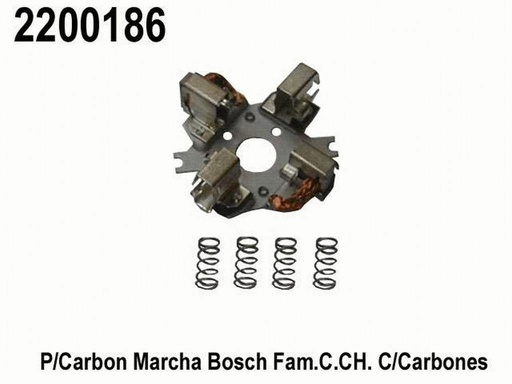 [2200186] PORTA CARBON MARCHA BOSCH MERCEDES CENTRO CHICO