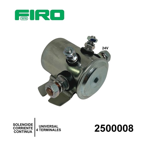 [2500008] SOLENOIDE CORRIENTE CONTINUA 24V 4T UNIVERSAL=2500007CH