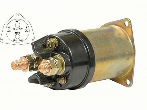 [2500345ORI] SOLENOIDE DELCO 42MT 24V  ((SPV)) SOB