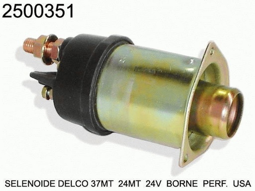[2500351] SOLENOIDE DELCO 37MT 41MT 24V BORNE PERFORADO USA
