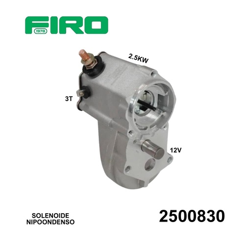 [2500830] SOLENOIDE NIPOONDENSO 12V 3T OSGR 2.5KW CASE CUMMINS TOYOTA
