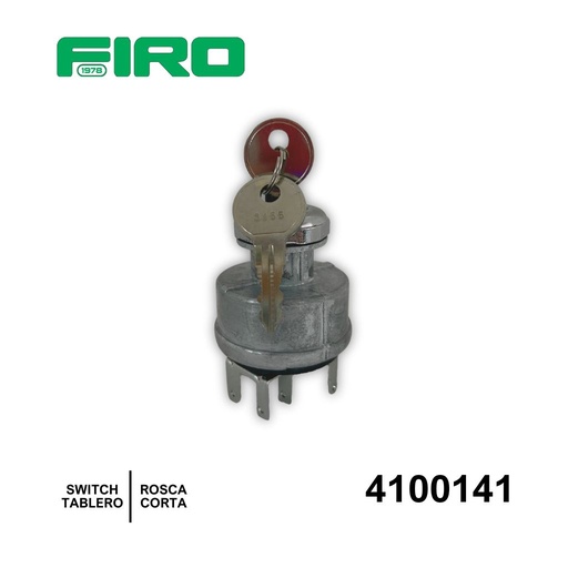 [4100141] SWITCH LLAVE TABLERO TRACTO ROSCA CORTA =4100140POL=4100140CUB=410