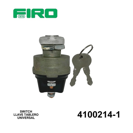 [4100214-1] SWITCH LLAVE TABLERO UNIVERSAL LS-15 USA=4100214=4100214L