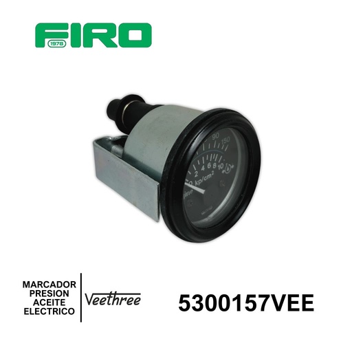 [5300157VEE] MARCADOR PRESION ACEITE ELECTRICO VEETHREE CROMADO O NEGRO