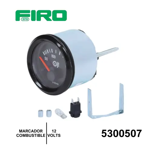 [5300507] MARCADOR COMBUSTIBLE 12V VDO
